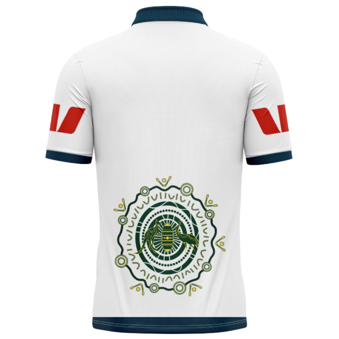 Australia Kangaroos 2026 Rugby League World Cup Indigenous Polo Shirt