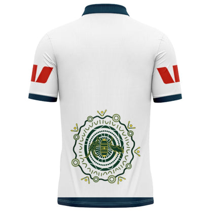 Australia Kangaroos 2026 Rugby League World Cup Indigenous Polo Shirt