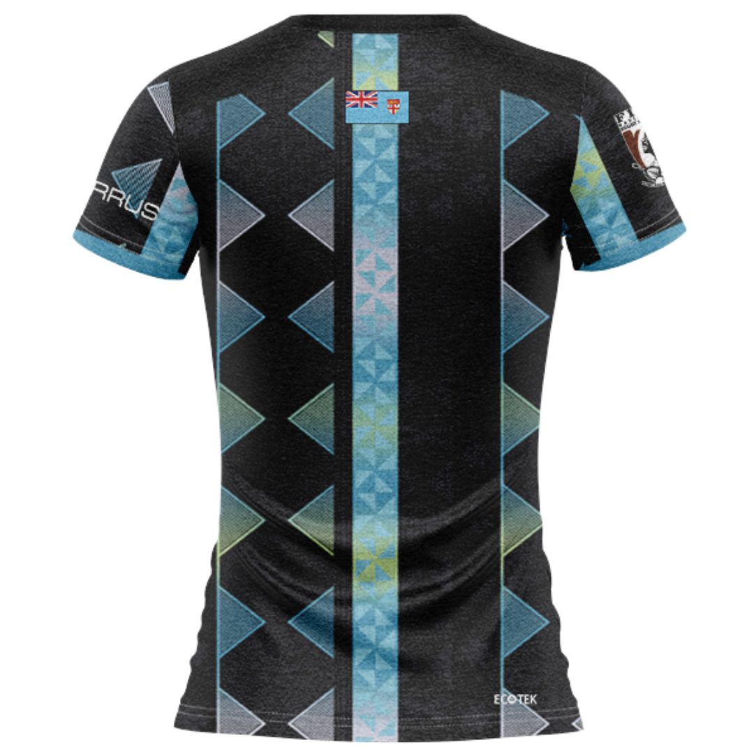Fiji Bati 2026 World Cup Women's Black Training Shirt