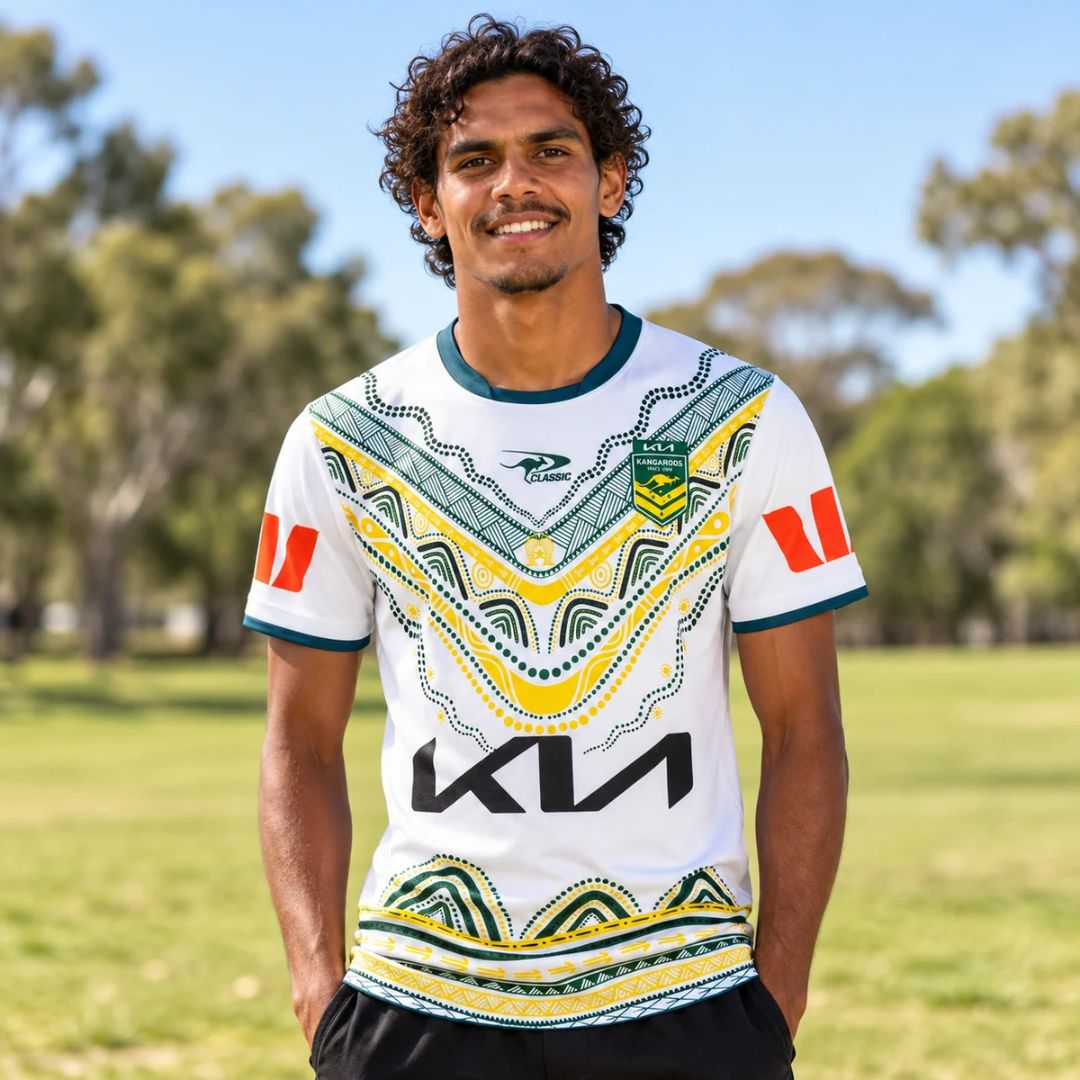 Australian Kangaroos 2026 Rugby League World Cup Indigenous Jersey