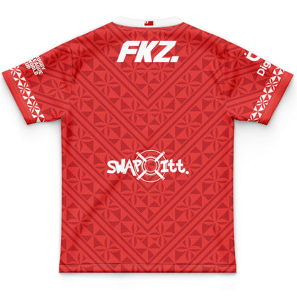 Mate Ma'a Tonga 2026 Kids World Cup Home Jersey