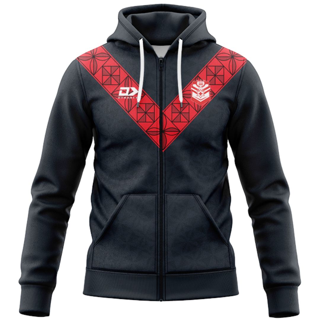 Mate Ma'a Tonga 2026 World Cup Warm Up Hoodie with Zipper