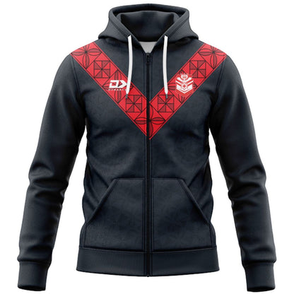 Mate Ma'a Tonga 2026 World Cup Warm Up Hoodie with Zipper