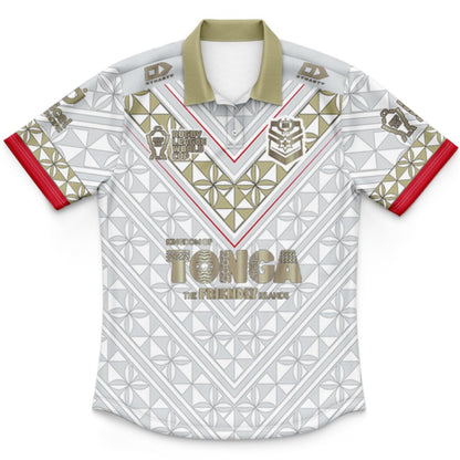 Mate Ma'a Tonga 2026 Kids World Cup Away Polo Shirt and Shorts Kit
