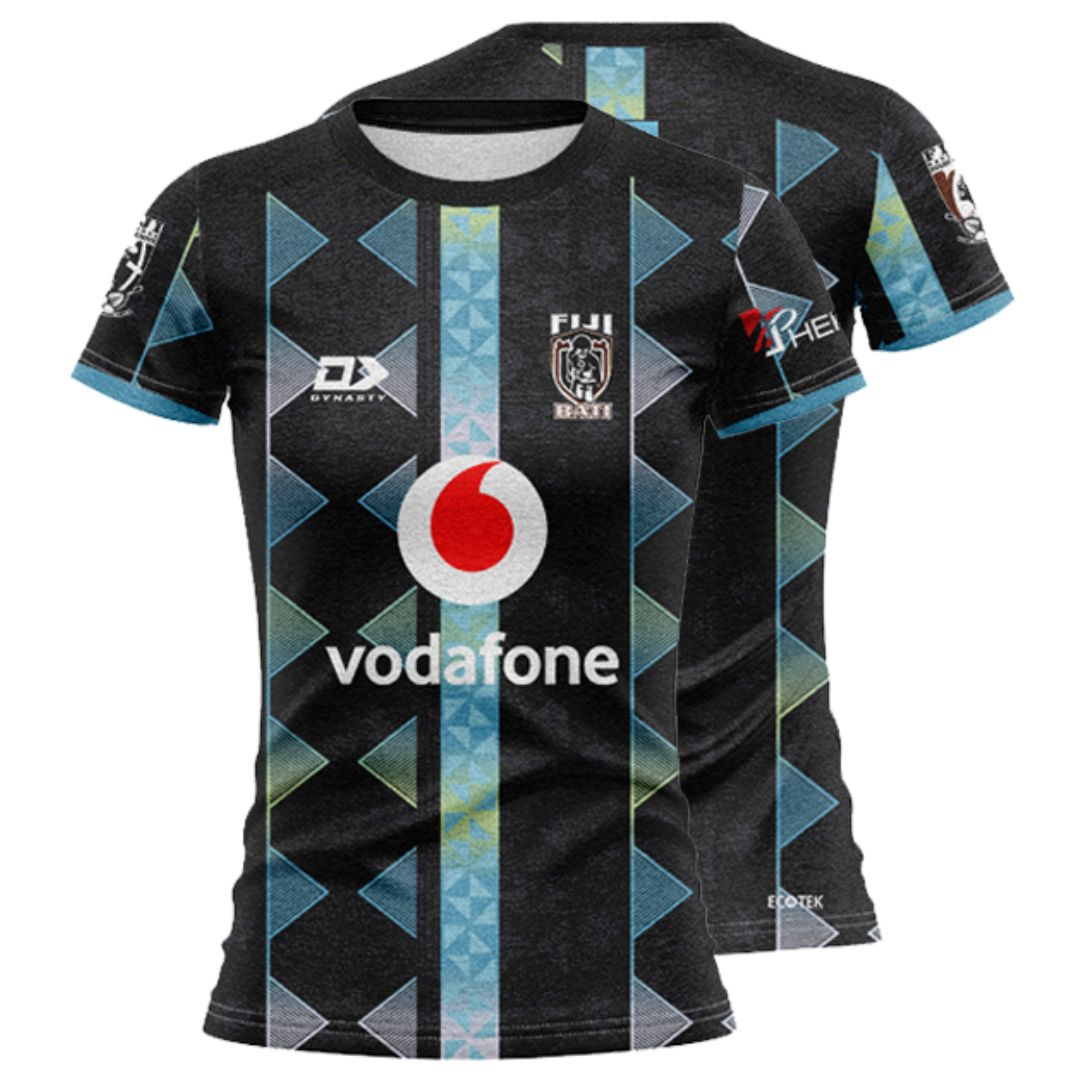 Fiji Bati 2026 World Cup Women's Black Training Shirt