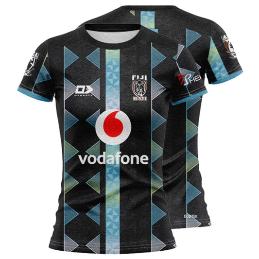 Fiji Bati 2026 World Cup Women's Black Training Shirt