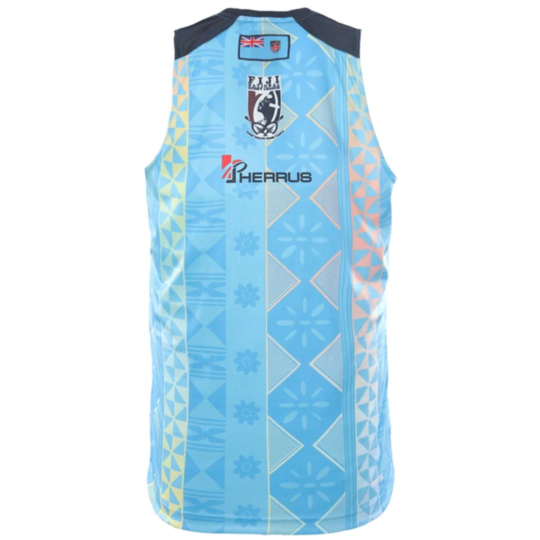 Fiji Bati 2026 World Cup Cyan Training Singlet