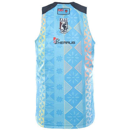 Fiji Bati 2026 World Cup Cyan Training Singlet