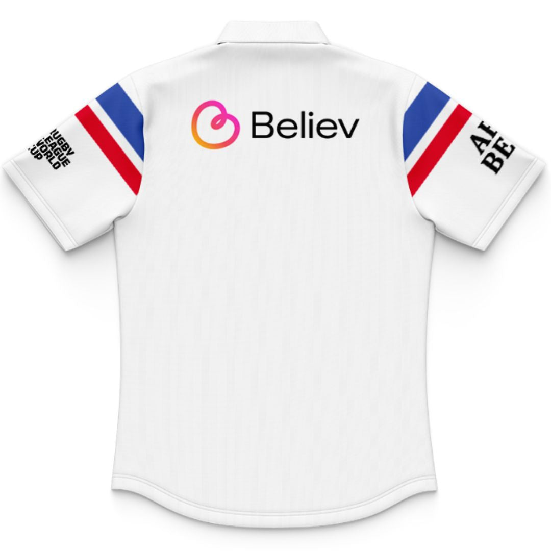 England 2026 Rugby League World Cup Kids Home Polo Shirt
