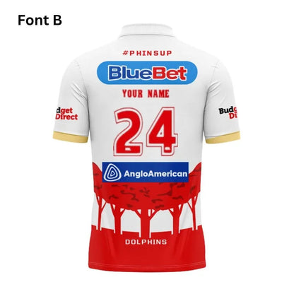 Redcliffe Dolphins 2024 ANZAC Polo Shirt