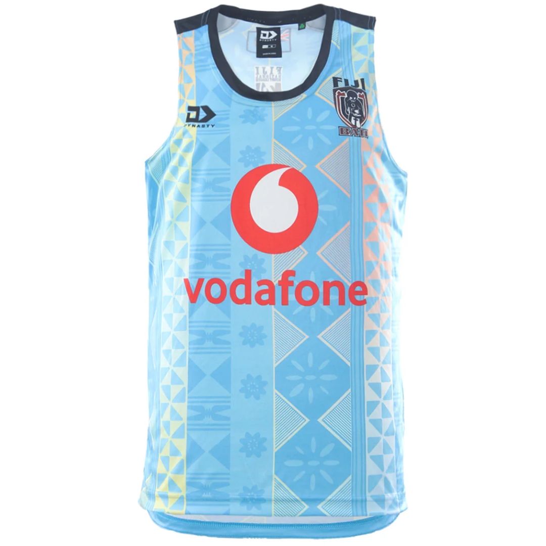 Fiji Bati 2026 World Cup Cyan Training Singlet
