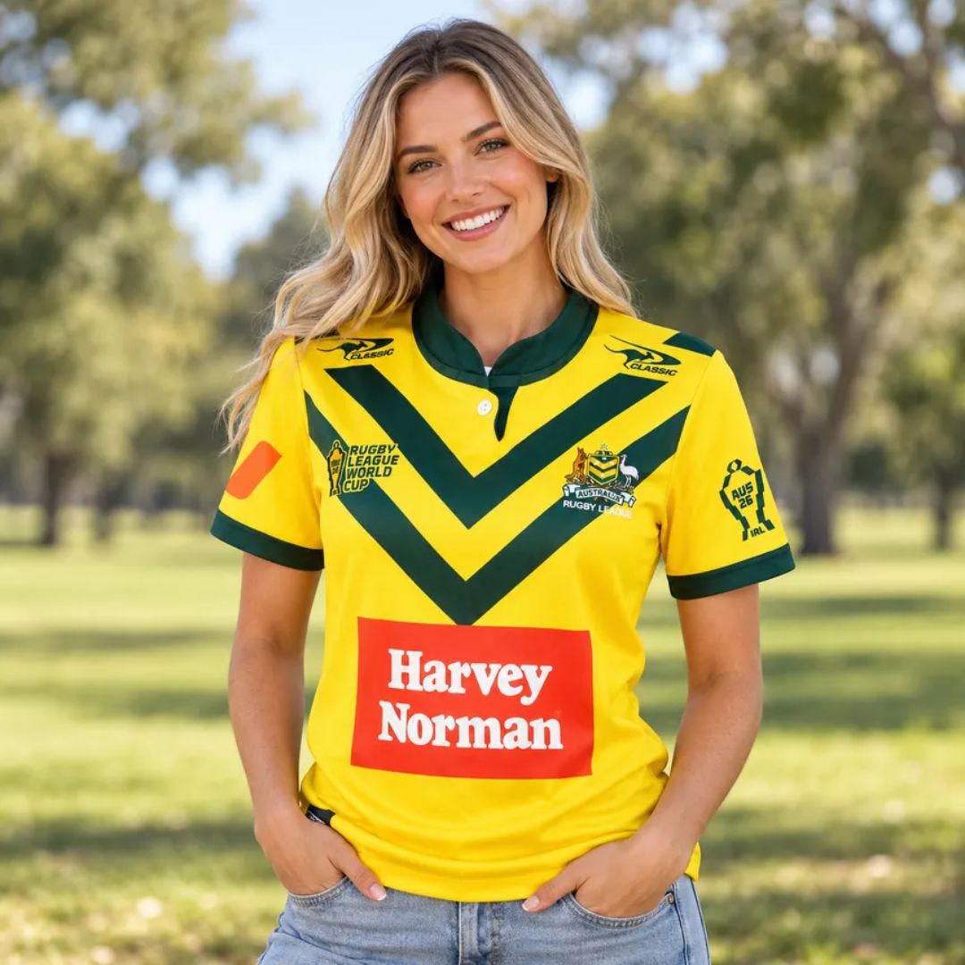 Australian Jillaroos 2026 Rugby League World Cup Men's Jersey