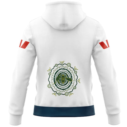 Australia Kangaroos 2026 Rugby League World Cup Indigenous Hoodie with Zipper