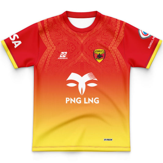 Papua New Guinea Kumuls 2026 World Cup Kids Warm Up Jersey