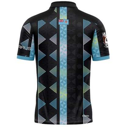 Fiji Bati 2026 World Cup Black Training Polo Shirt