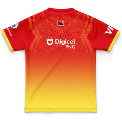 Papua New Guinea Kumuls 2026 World Cup Kids Warm Up Jersey