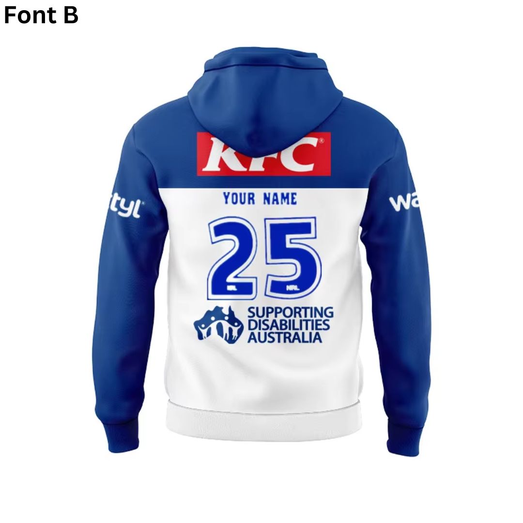 Canterbury Bankstown Bulldogs 2026 Home Hoodie with Zipper