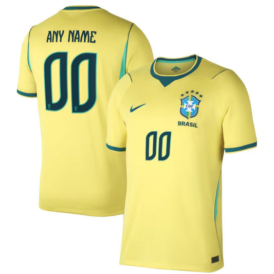 Brazil 2026 World Cup Home Jersey Shirt (Add any Name and Number)