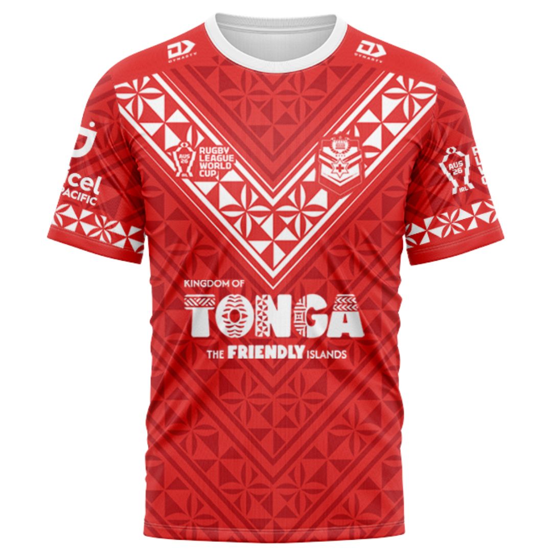 Mate Ma'a Tonga 2026 World Cup Home Shirt