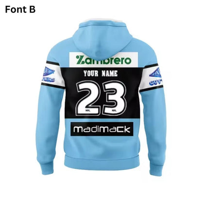 2024 Cronulla Sutherland Sharks Home Hoodie