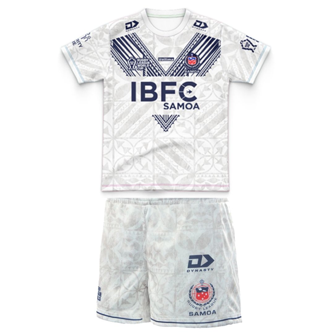 Toa Samoa 2026 Kids World Cup Away Jersey and Shorts Kit
