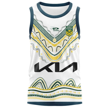Australia Kangaroos 2026 Rugby League World Cup Indigenous Singlet