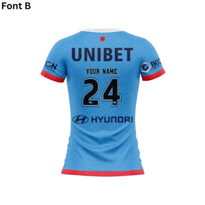 Sydney Roosters 2024 Women's ANZAC Shirt