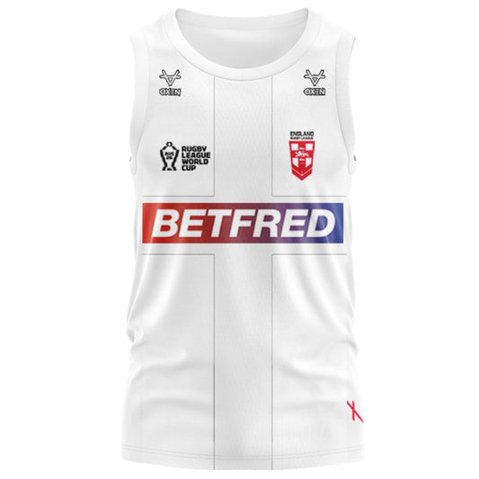 England 2026 Rugby League World Cup Home Singlet