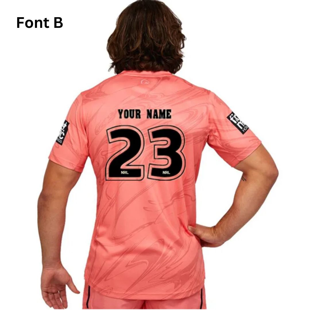 Brisbane Broncos Pink Training Shirt