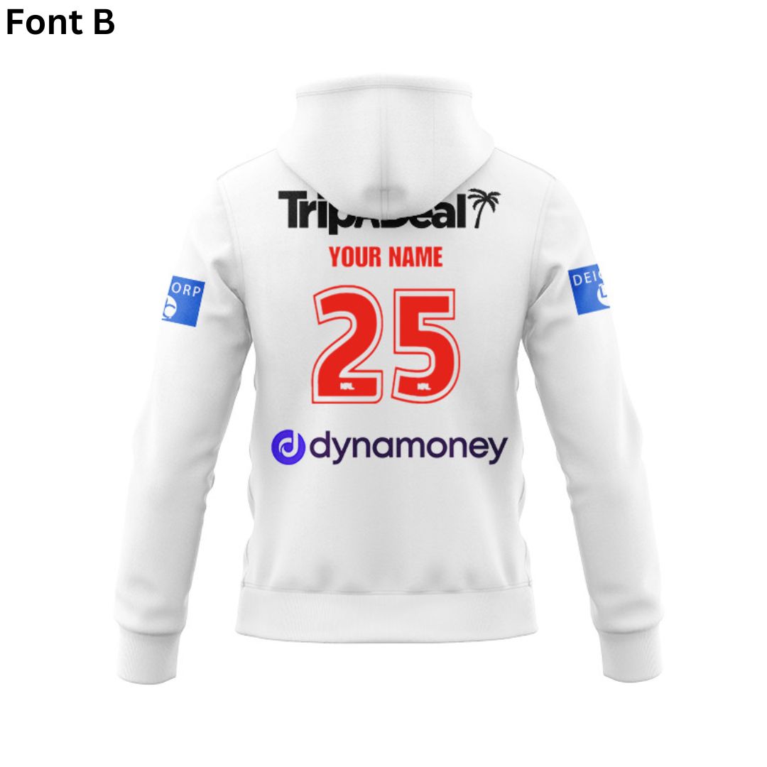 St George Illawarra Dragons 2025 Home Hoodie with Zipper