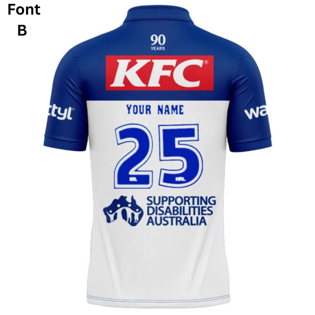 Canterbury Bankstown Bulldogs 2025 Home Polo Shirt