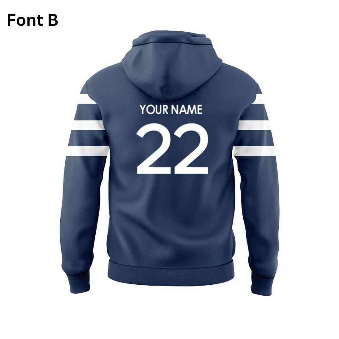 New Zealand All Blacks 2022 Kids Grey Training Hoodie