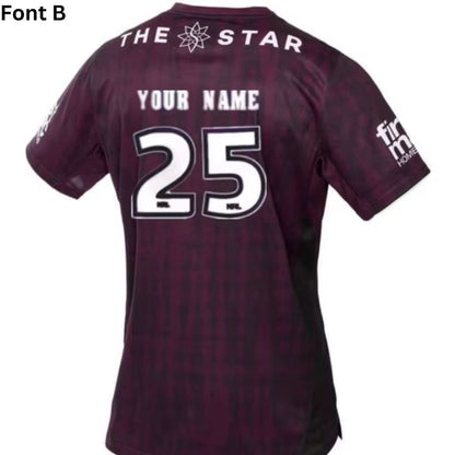 Brisbane Broncos 2025 Maroon Training Polo Shirt