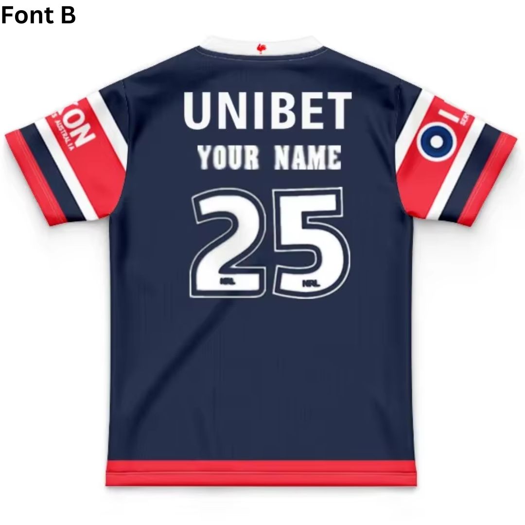 Sydney Roosters 2025 Kids Home Jersey