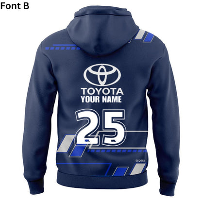 North Queensland Cowboys 2025 Navy Blue Training Hoodie with Zipper