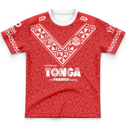 Mate Ma'a Tonga 2026 Kids World Cup Home Jersey