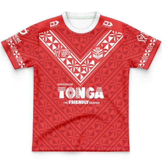 Mate Ma'a Tonga 2026 Kids World Cup Home Jersey
