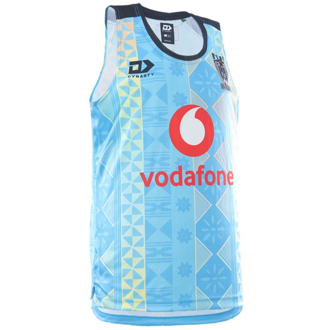 Fiji Bati 2026 World Cup Cyan Training Singlet