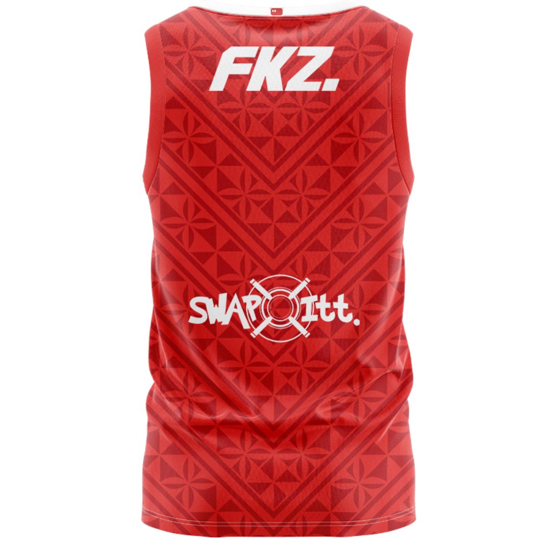 Mate Ma'a Tonga 2026 World Cup Home Singlet
