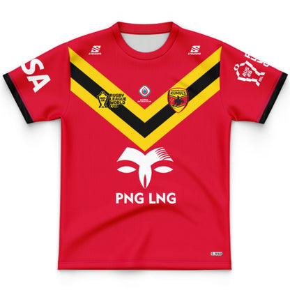 Papua New Guinea Kumuls 2026 World Cup Secondary Kids Jersey