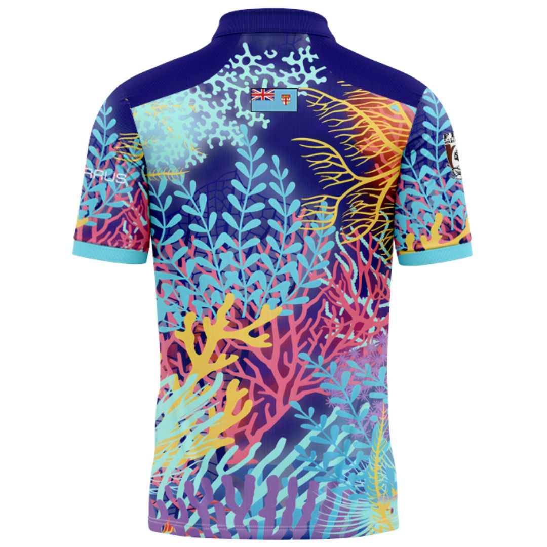 Fiji Bati 2026 World Cup Captains Run Polo Shirt