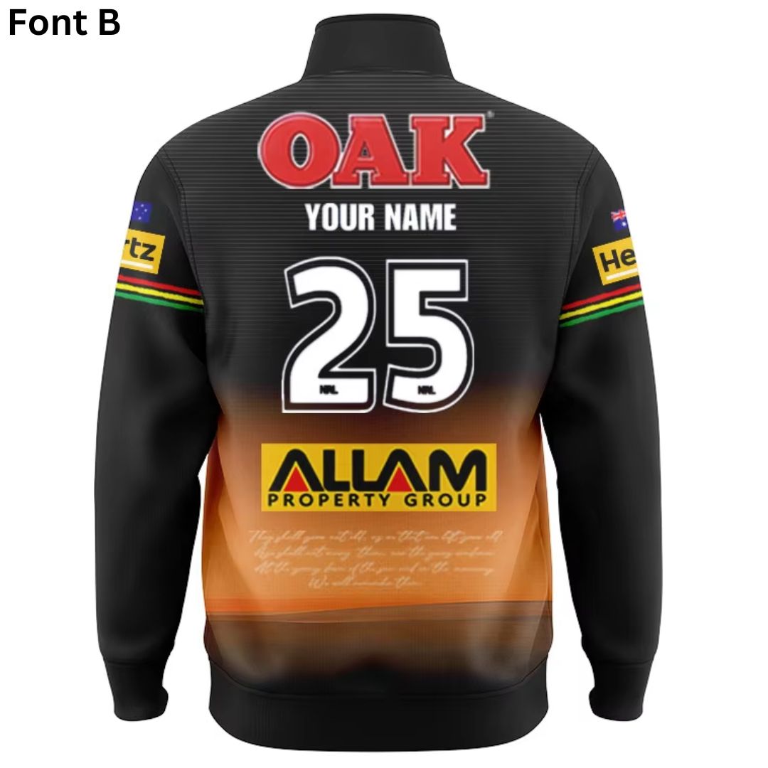 Penrith Panthers 2025 ANZAC Jacket with Zipper