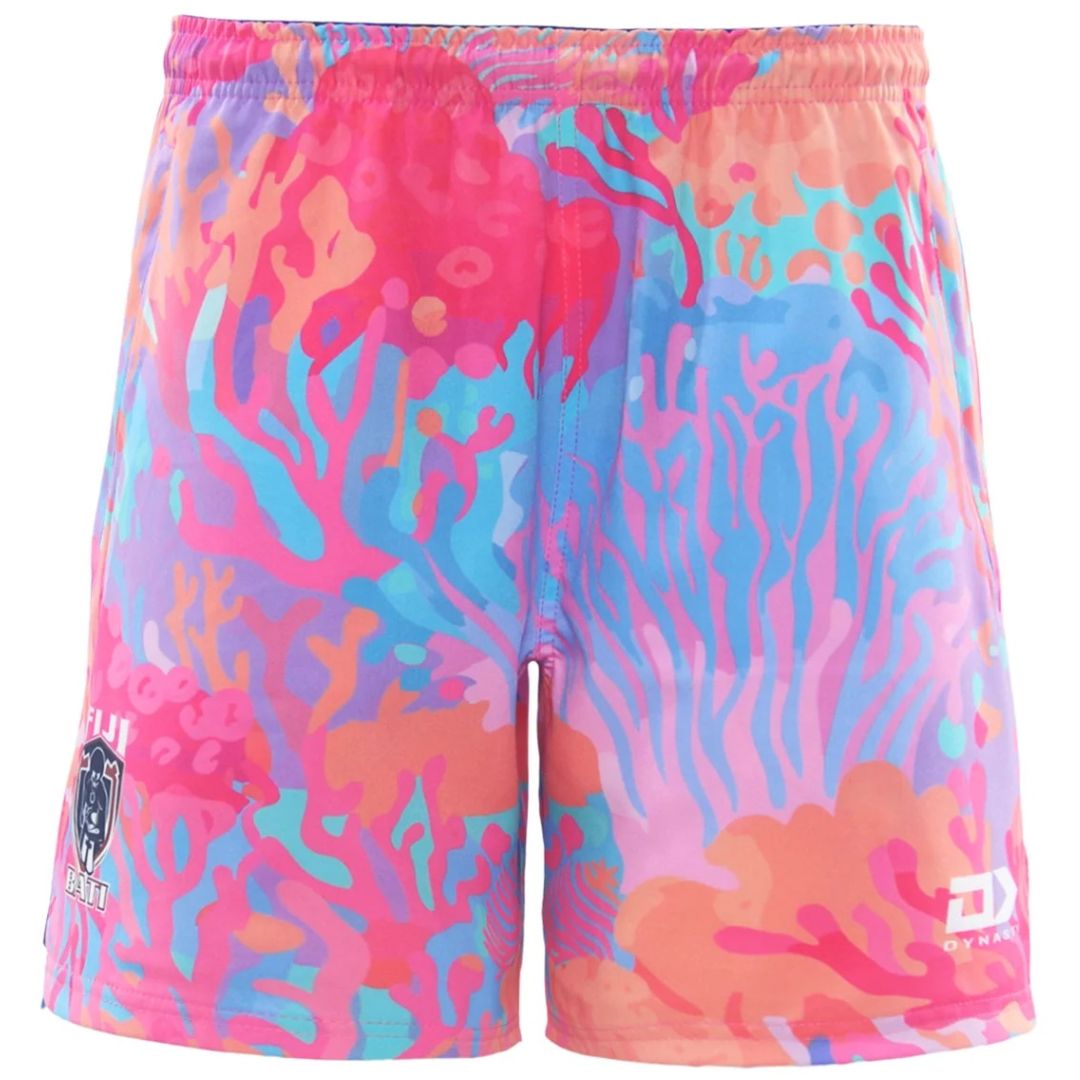 Fiji Bati 2025 Coral Gym Shorts