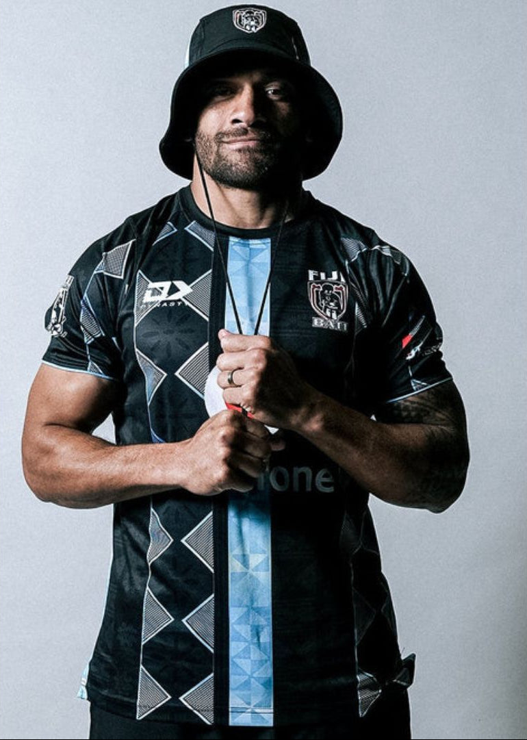 Fiji Bati 2026 World Cup Black Training Shirt
