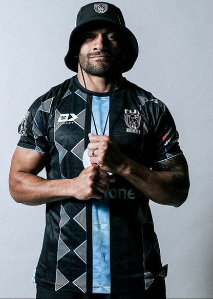 Fiji Bati 2026 World Cup Black Training Shirt