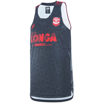 Mate Ma'a Tonga 2026 Black Training Singlet