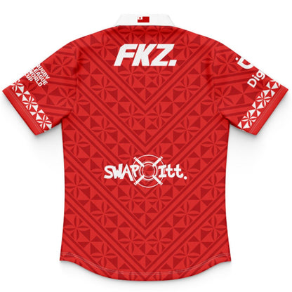 Mate Ma'a Tonga 2026 Kids World Cup Home Polo Shirt