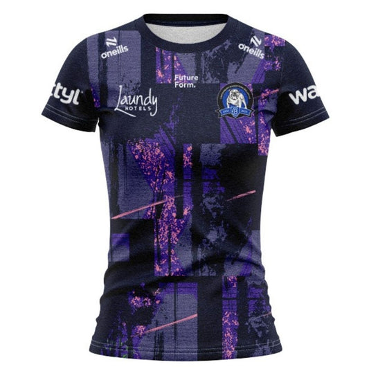 Canterbury Bulldogs Women's 2025 Captains Run Shirt