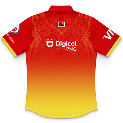 Papua New Guinea Kumuls 2026 World Cup Kids Warm Up Polo Shirt