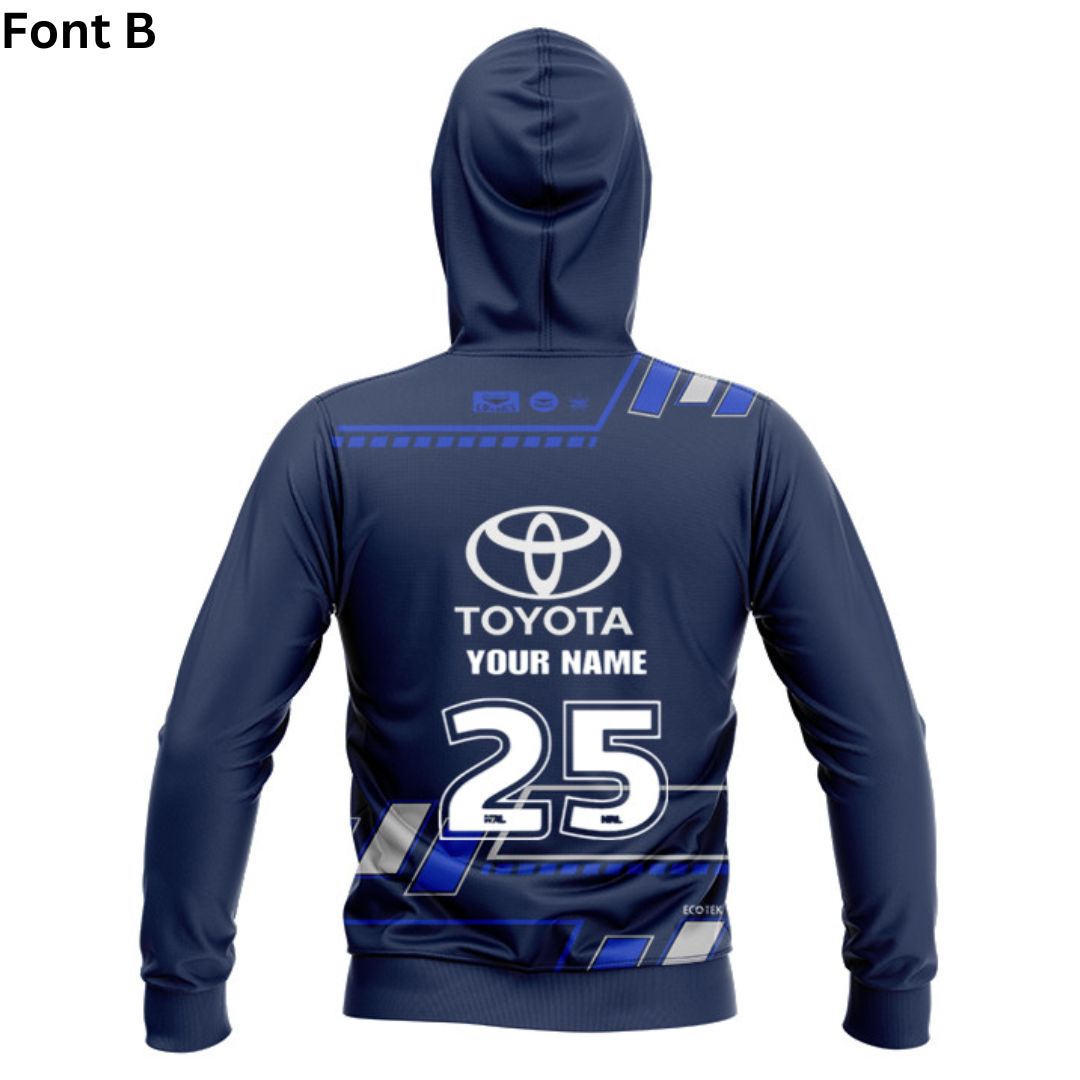 North Queensland Cowboys 2025 Kids Navy Blue Training Hoodie